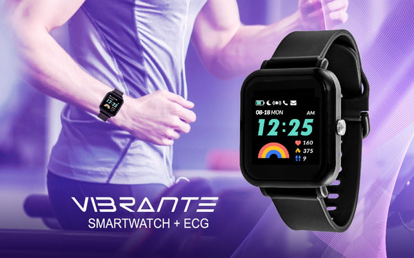 Archon Vibrante ECG Smart Watch 智能心電健康手錶 I ECG心電圖功能 I 24小時心律不正檢測 I 心情、能量測量 I 原裝行貨一年保養 【星期日截單，7-10個工作天發貨】